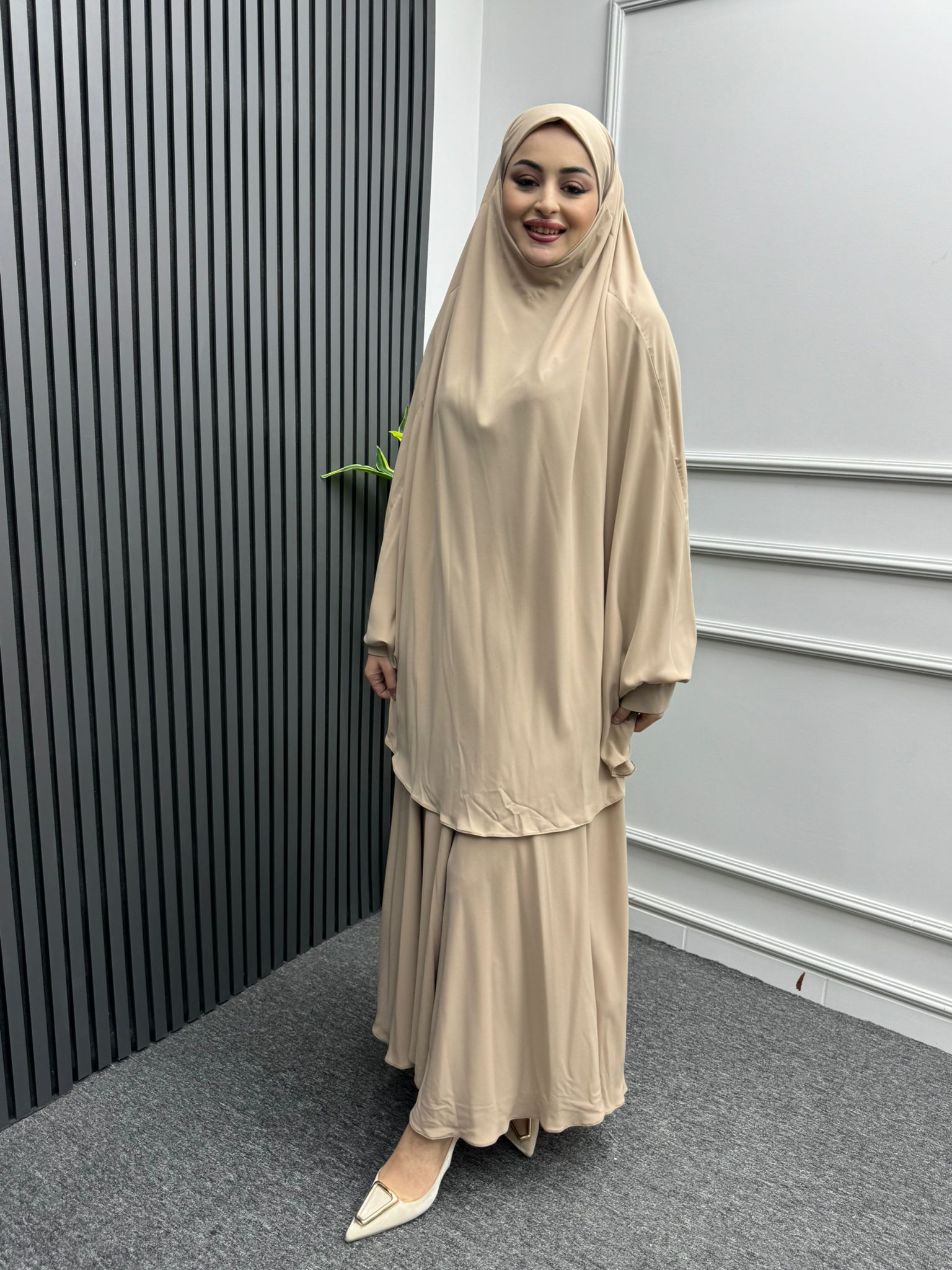 Sultan çarşaf Krem